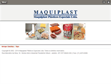 Tablet Screenshot of maquiplast.com.br